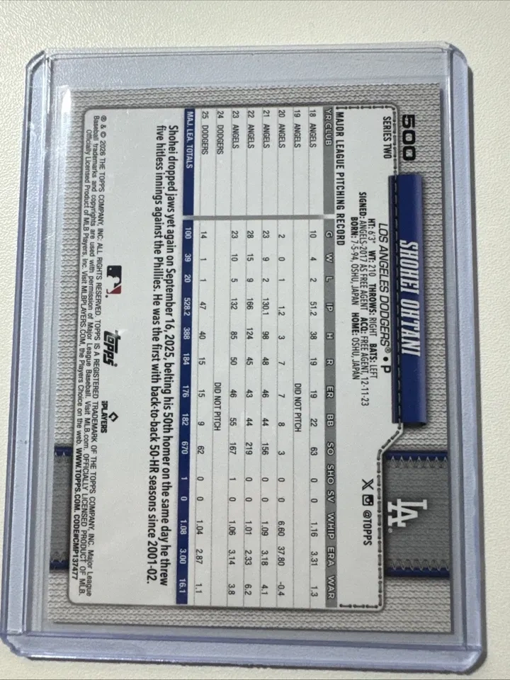 Topps Shohei Ohtani Los Angeles Dodgers Lot - photo 4
