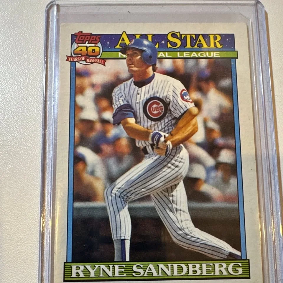 1991 Topps Ryne Sandberg All-Star Baseball Card #398
