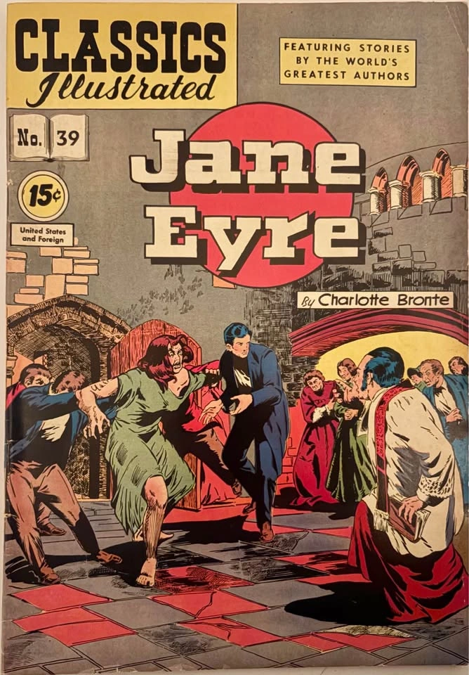 1947 Classics Illustrated Jane Eyre #39 Golden Age Comic Lot - photo 2
