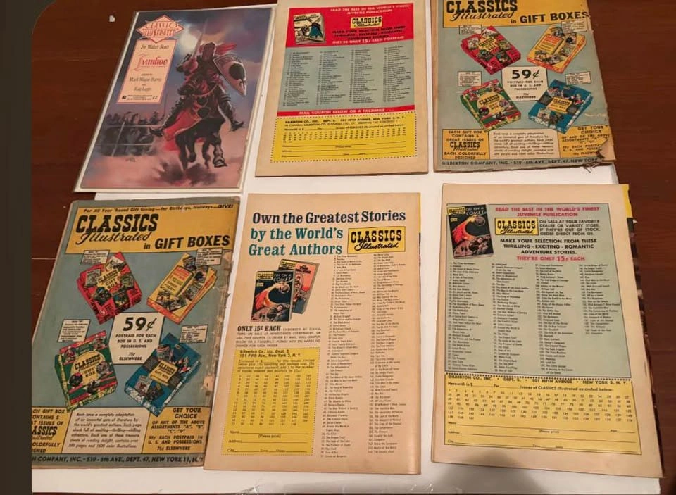 1947 Classics Illustrated Jane Eyre #39 Golden Age Comic Lot - photo 4