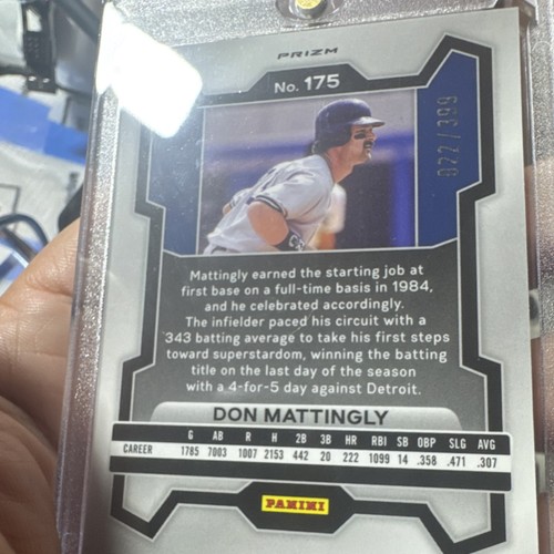 2024 Panini Prizm - Don Mattingly Red Pulsar Prizm /399 Yankees - photo 2