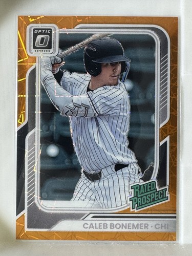 2026 Donruss Optic Caleb Bonemer #105 Orange Velocity Card