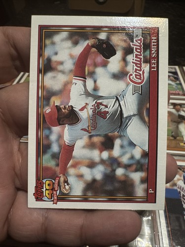 1991 Topps - Lee Smith #660 B* Barely Visible 40th Anniversary L