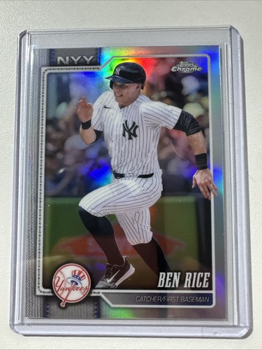 2026 Topps Chrome Ben Rice Refractor #295 New York Yankees