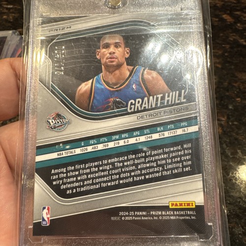 2024-25 Panini Prizm Black - Legends Grant Hill, /175 - photo 2