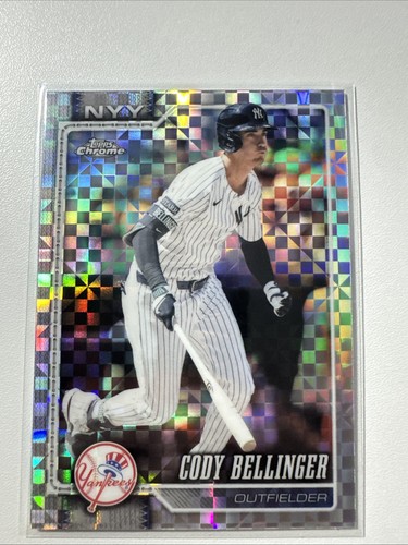 Cody Bellinger 2026 Topps Chrome X-Fractor Parallel #2 New York