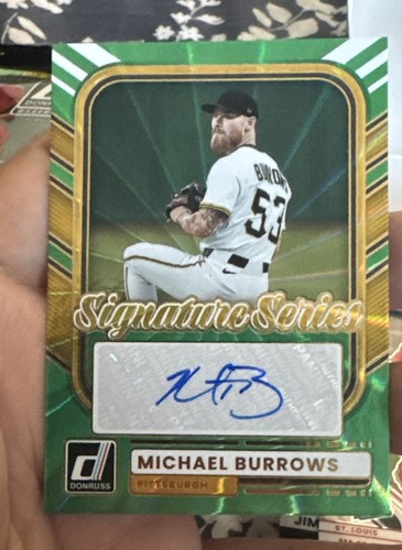 2026 Panini Donruss - Signature Series Michael Burrows #SS-MB