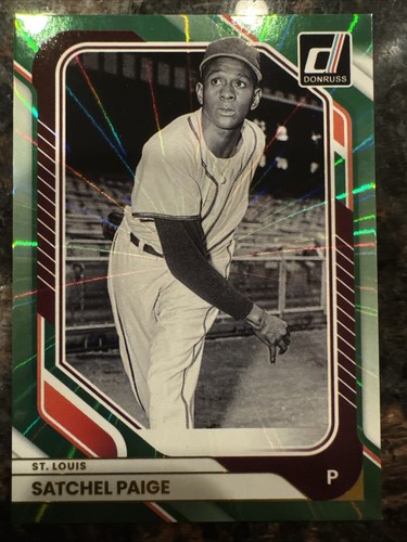 Panini 2026 Donruss Baseball Satchel Paige Green Parallel #73