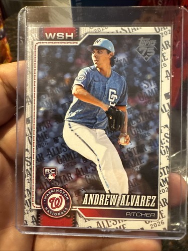 Topps 2026 S2 Andrew Alvarez Rookie Card RC ASG #520 Nationals