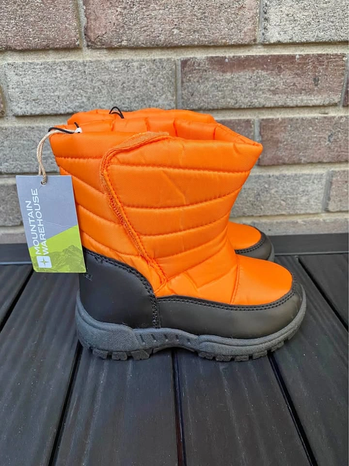 Mountain Warehouse Caribou Junior Fleece Lined Snow Boots 9T