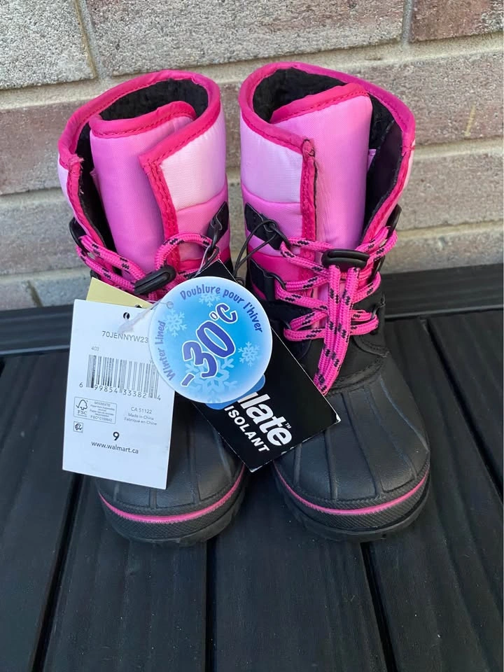 George Girls' Winter Boots kids Size 9T toddler - photo 2