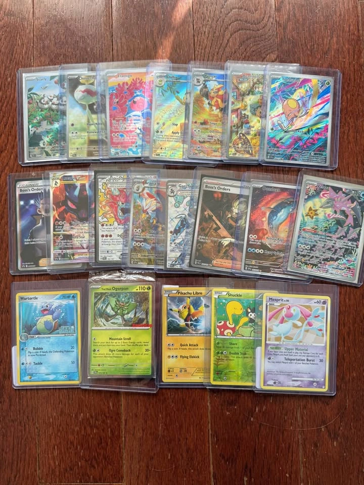 Pokemon TCG Card Collection, Pikachu Libre, Warturtle & More