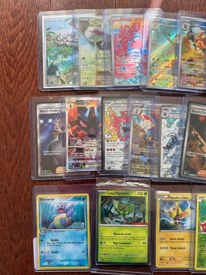 Pokemon TCG Card Collection, Pikachu Libre, Warturtle & More - photo 2