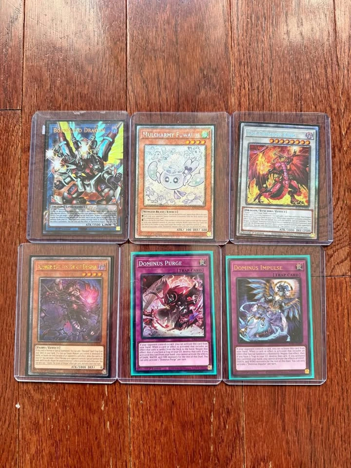 Yu-Gi-Oh! TCG Card Lot - Aluber, Crimson King, Dominus, Mulcharm