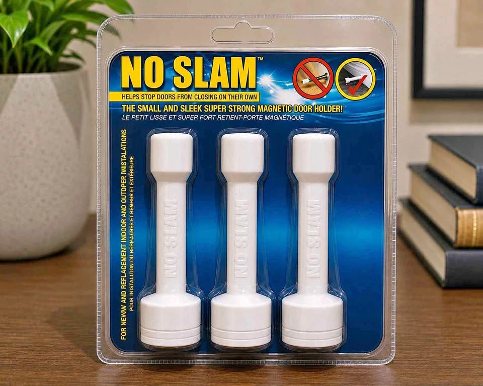 Magnetic Door Stoppers & Door Holders - 3 Pack Brand New - photo 2