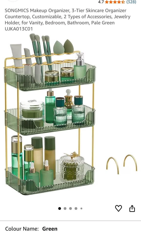 3-Tier Makeup Organizer | Make up Stand - photo 4