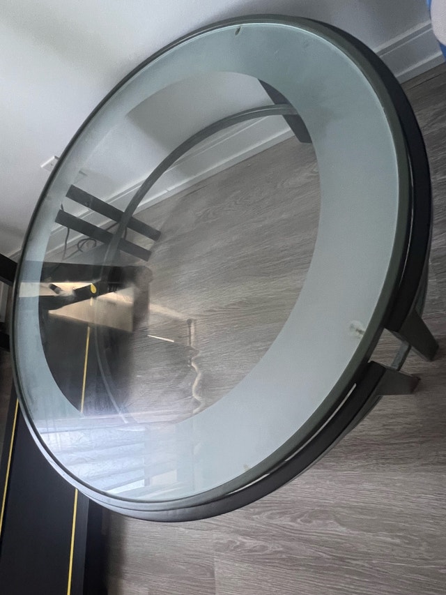 Round Glass Coffee Table - photo 3