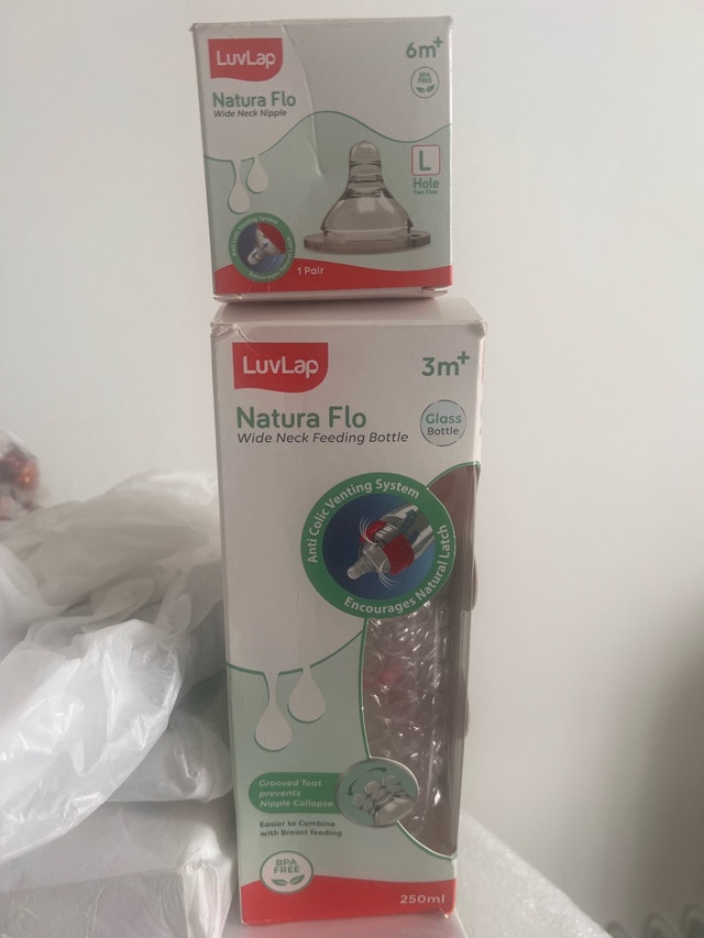 LuvLap Natura Flo Feeding Bottle