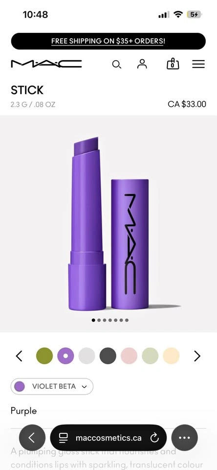 MAC Cosmetics Plump Squirt Lip Gloss New