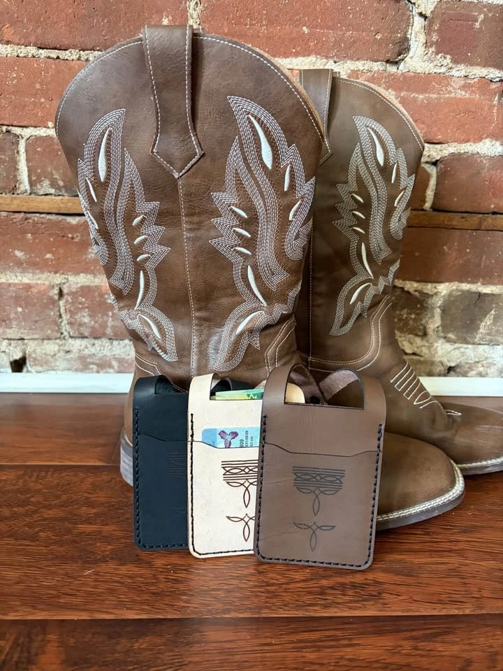 Cowboy Boot Wallet / Storage