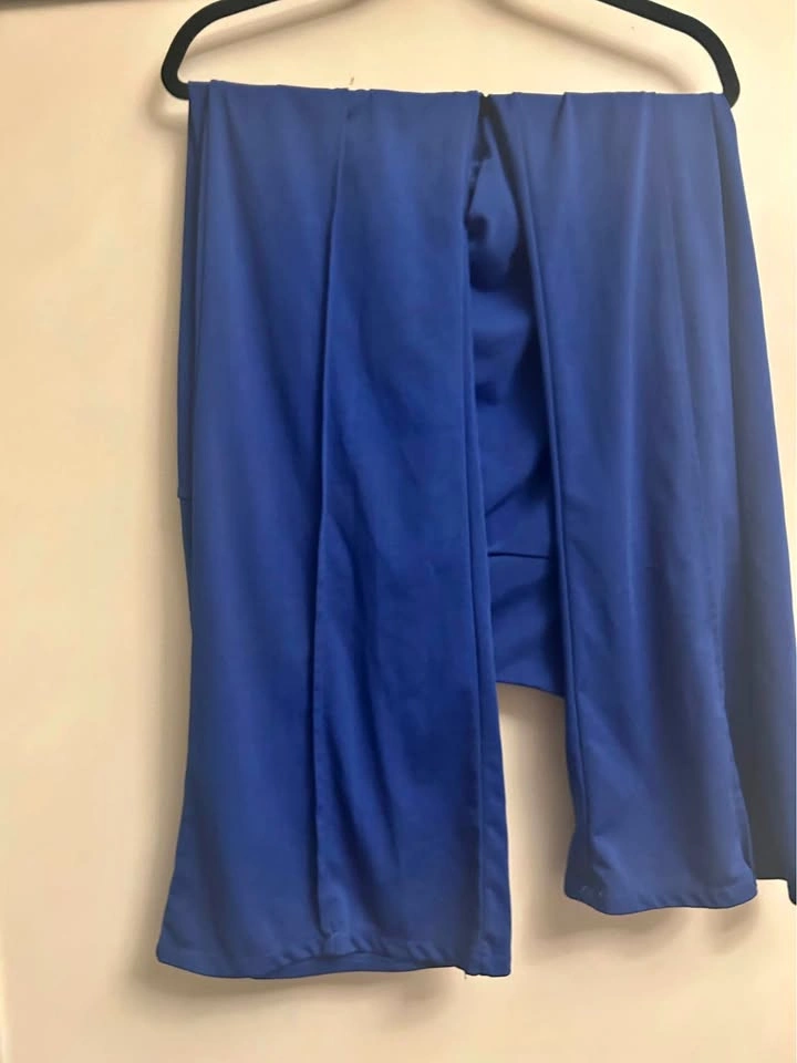 Blue Pants with Gold Chains