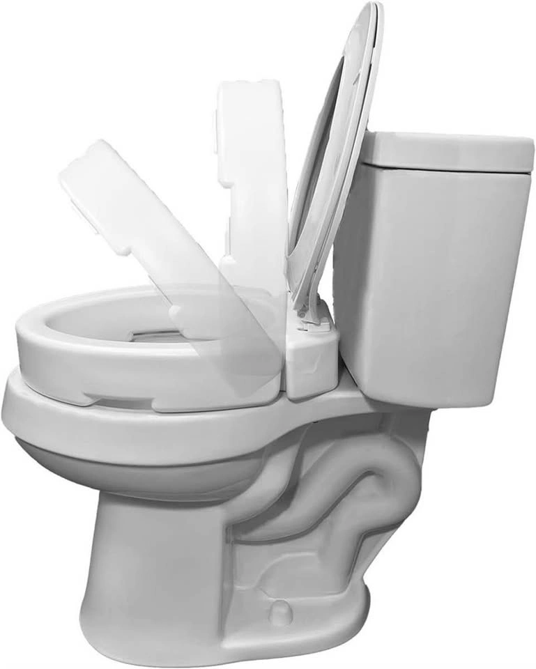 Brand New Hinged Elongated 3.5” Toilet Seat Riser