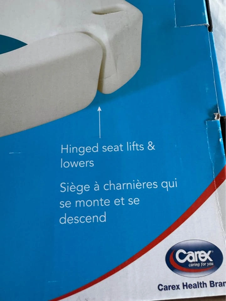 Brand New Hinged Elongated 3.5” Toilet Seat Riser - photo 4