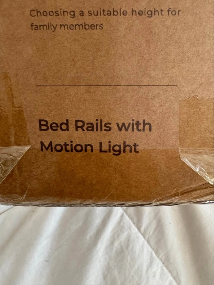 Brand New Long Folding Bedside Rail with Light - photo 4