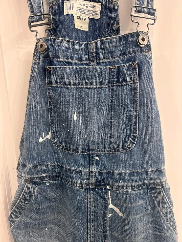 Distressed Denim Overalls (GAP) xsmall - photo 2