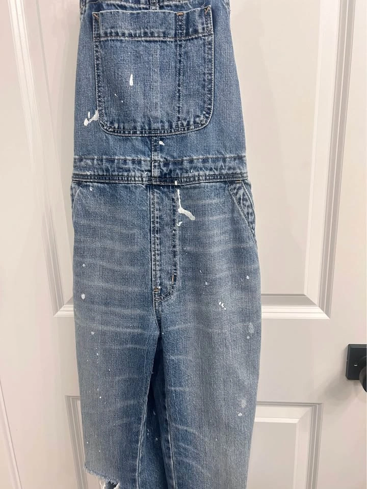 Distressed Denim Overalls (GAP) xsmall - photo 3