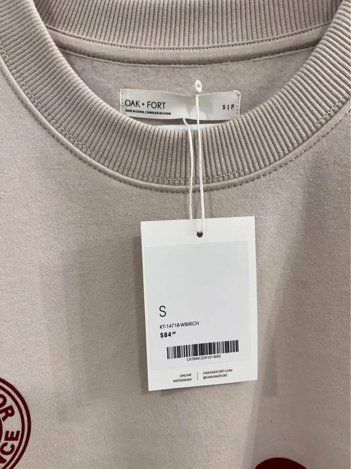 OAK + FORT crewneck (small) - photo 3
