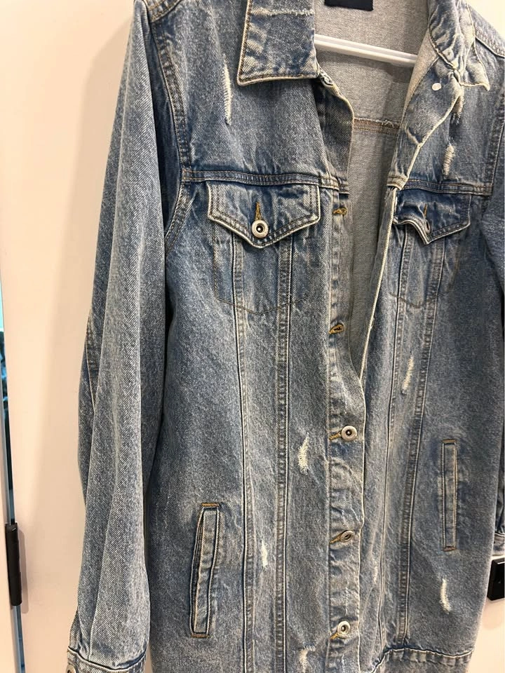 Women’s denim Jean jacket dress - photo 2