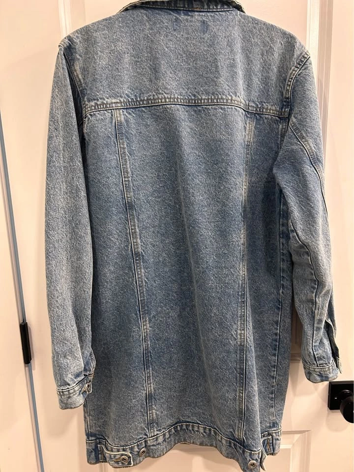 Women’s denim Jean jacket dress - photo 4