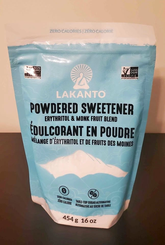 Lakanto Powdered Monkfruit Sweetener with Erythritol 454g