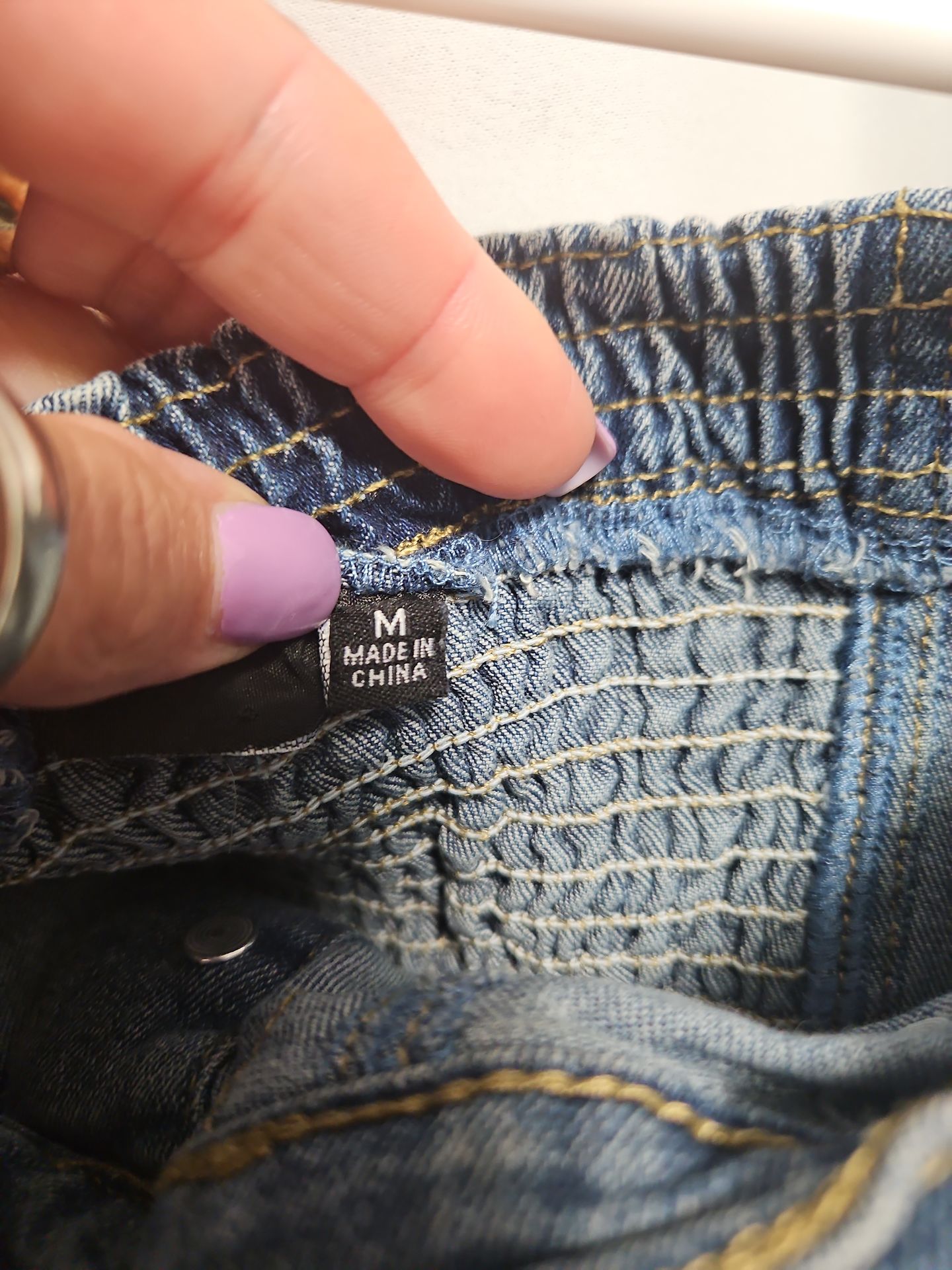 Womens Jean Stretch Tube Top - photo 2