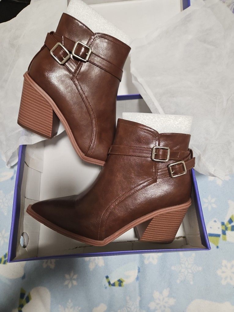 Vegan Leather Ankle BOOTS - photo 2