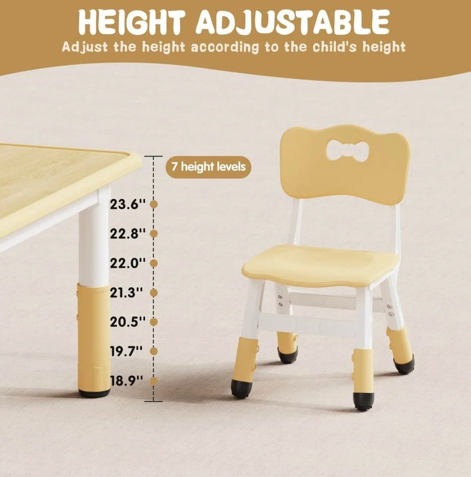 New in Box Adjustable Toddler Table & Chair Set - photo 3
