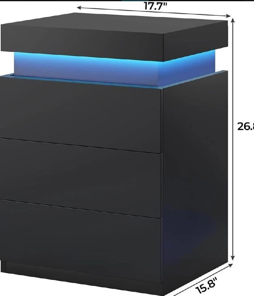 New in Box LED Nightstands Set of 2 - photo 2