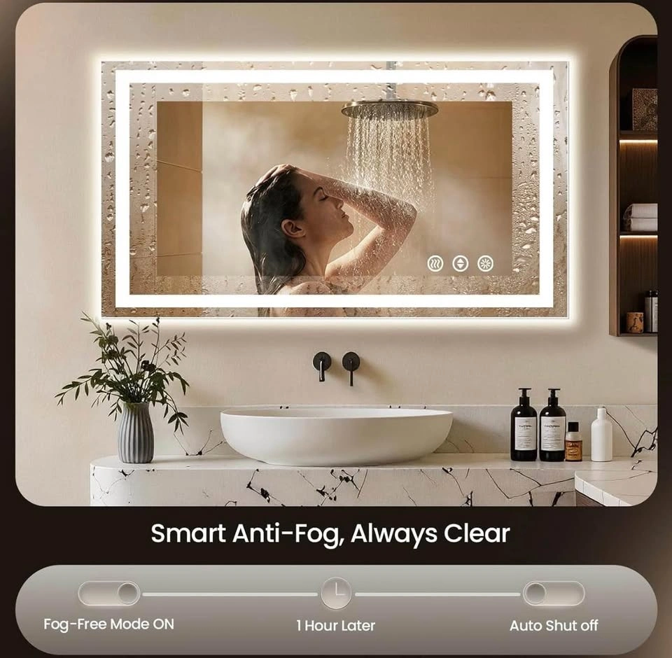 Brand New in Box 48"x 30" LED Bathroom Mirror with Light - photo 3