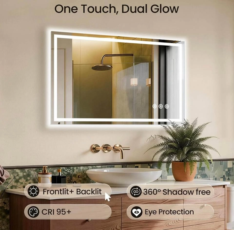 Brand New in Box 48"x 30" LED Bathroom Mirror with Light - photo 5