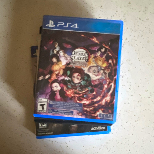 PlayStation 4 PS4 Game Lot: Demon Slayer, COD WWII & Rainbow Six