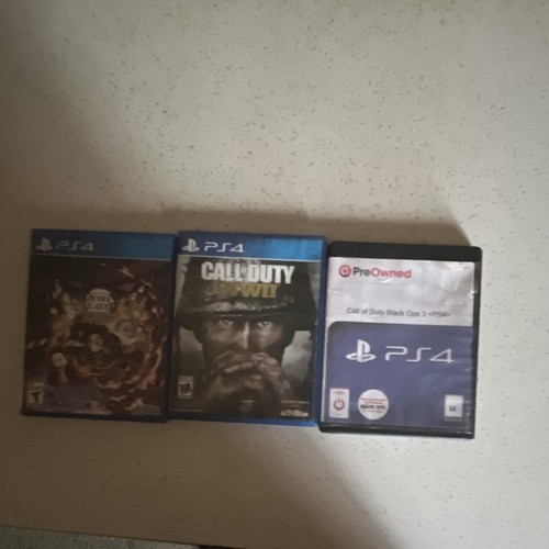 PlayStation 4 PS4 Game Lot: Demon Slayer, COD WWII & Rainbow Six - photo 2