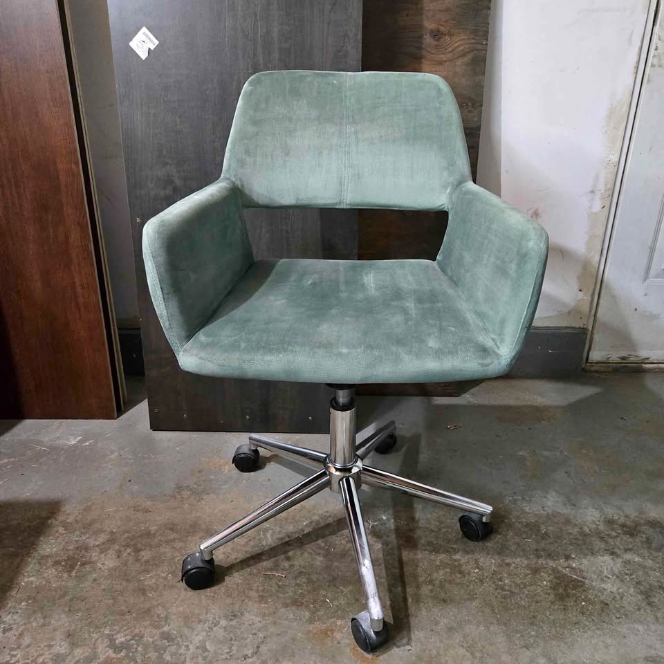 MOVING SALE - Velvet Office Chair
