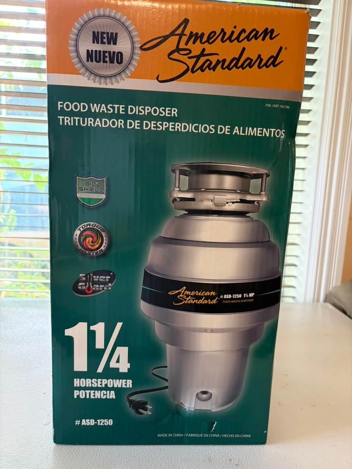 American Standard ASD-1250 Food Waste Disposer - photo 3
