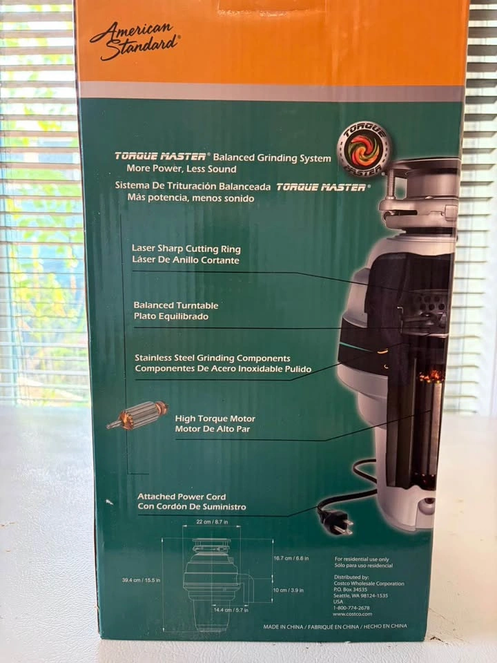 American Standard ASD-1250 Food Waste Disposer - photo 5