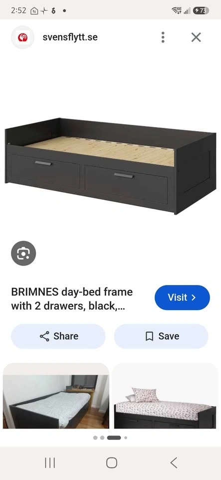 Ikea Black Barnes daybed - photo 2