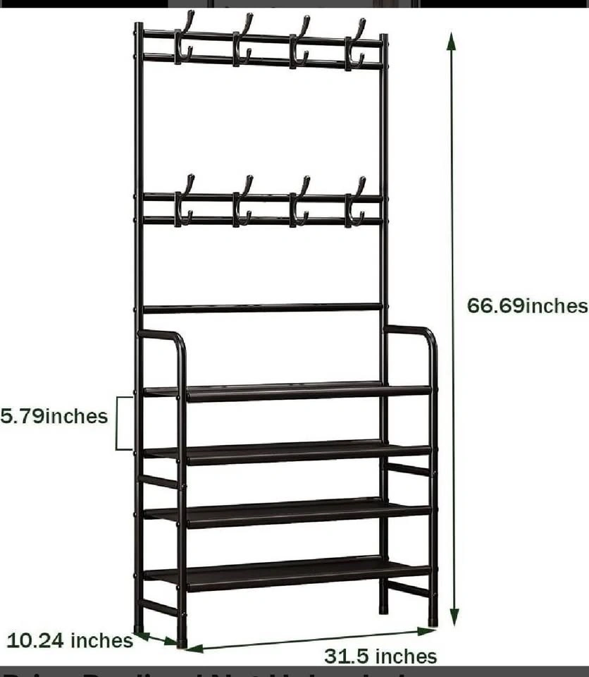 NEW-Coat Rack Shoe Rack GC63264 - photo 2
