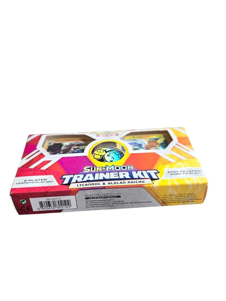 Pokémon Sun & Moon Trainer Kit Lycanroc & Alolan Raichu TCG Box - photo 3