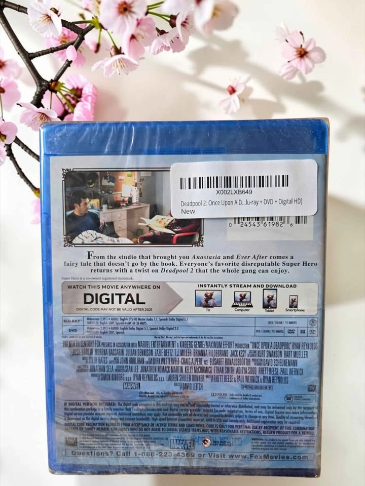 Once Upon a Deadpool Blu‑Ray + DVD + Digital Code PG‑13 Version - photo 3