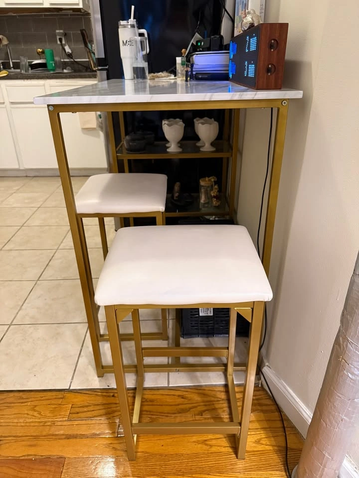 High top/Island table and stools - photo 2